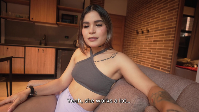 Carolina agudelo: My Best Friend's Stepdad Fills My Pussy with Milk While...