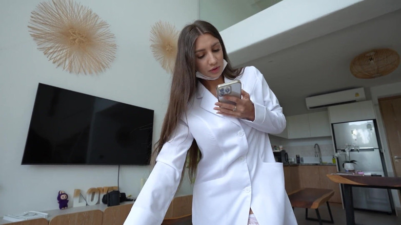 Kriss Kiss: Real Sex with a Call Nurse! Deep BJ, Cowgirl