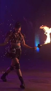 Fire Perfomance by Cara Croft