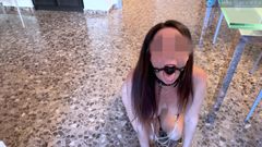 BDSM lover: चुदाई वाले हुक के साथ आज्ञाकारी गुलाम - वास्तविक बंधन वर्चस्व दब्बू माचो दृश्य में नियंत्रित मजा