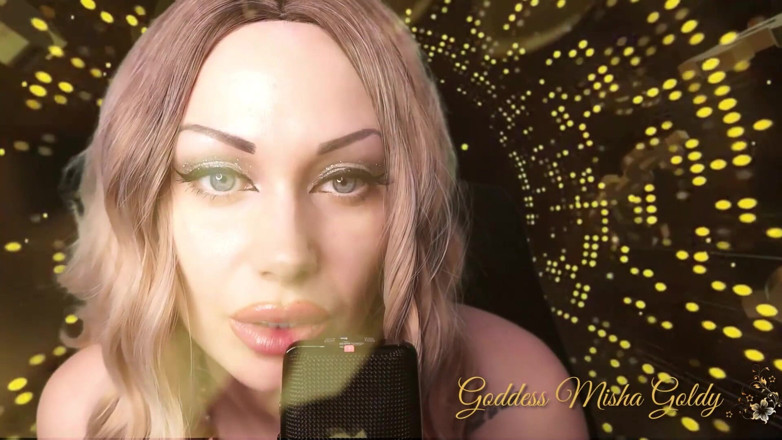 Goddess Misha Goldy: Mesmerizing 3Dio ASMR! For you - lonely jerkaholic! I am real here...