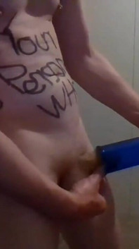 Phallus (penis) Pump; Side View, Close-up