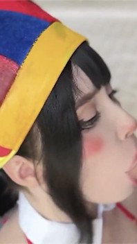 Clown Girl PAWG Takes Bwc to the Balls