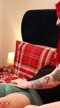 Welsh Si rambut merah panas dikongkek