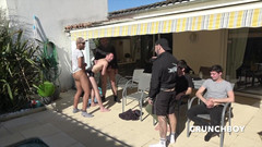 Recent amator bareback French porn: Porno kamera Jimy surová ošukaná Fredem