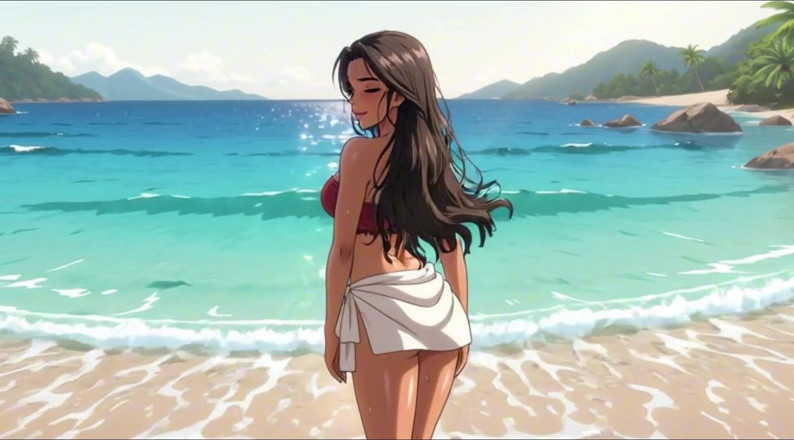 My night collection: Moana con enormes pechos y culo enorme en apasionadas escenas...