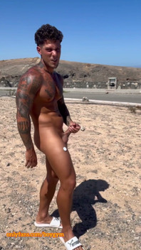 My Big Cock Is Cumming in the Street with No Touch