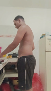 Big Dick Gets Horny When He Cooks