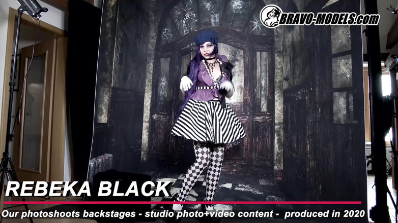Bravo Models Media: 386-backstage fotoshoot Rebeka Black - volwassen