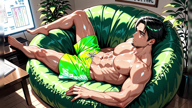 Erotic Man: Büyük yaraklı ai hunks