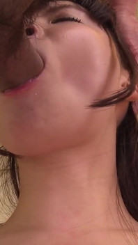 Asian Slutty Scene 2 - Asian Brunette with Small Tits Fucking Hard, Ends in a Creampie and Puts a Dildo