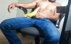 Cowboy Rubs His Throbbing Cock in Underwear