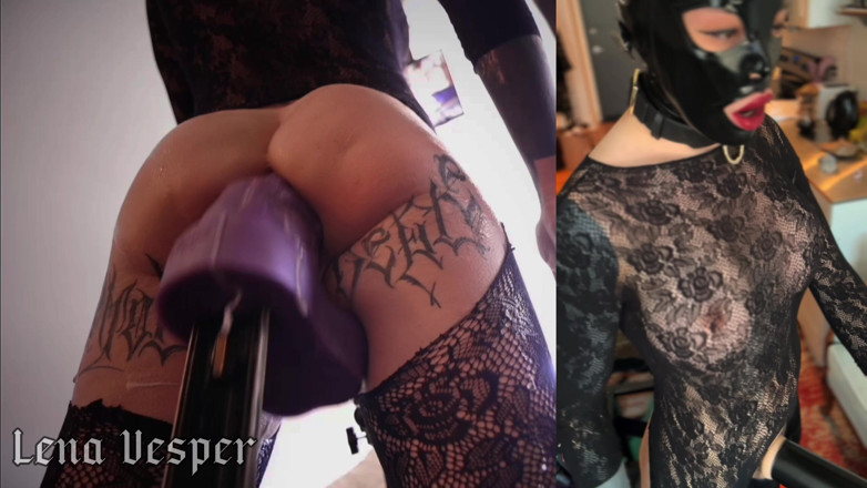 Snake_0rgy: Größe königin goonette lena vesper wird gemolken und zerstört