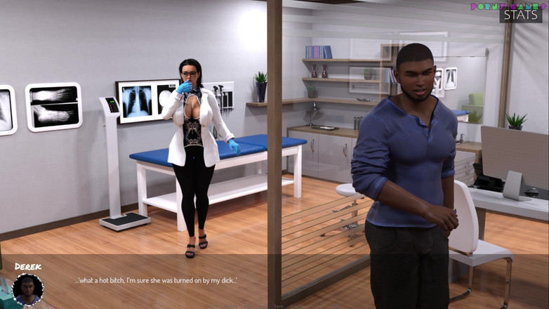 Porny Games: Lékařská speciální péče od 10ki - anální sezení v kanceláři lékaře 2