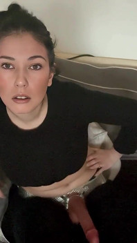 JOI Strapon Domination - Love My Feet, Your Ass at Countdown, Spit and Swallow All CEI