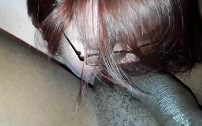 Real homemade BBW BBC porn: Licking Ass Sucking His Balls Amazing Upside Down BBC Blowjob