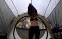 Housewife Ginger: Camping Sex Double Creampie