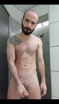 Saindo do chuveiro ...