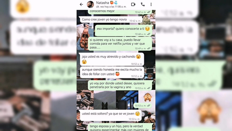 Armando Vicente: Gorący czat z panem Ubera i mnie kończy rich Nati...