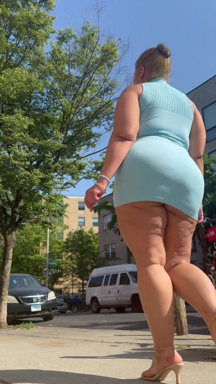 PutiLing: Portoričanka Boricua Woman - Tlusté nohy - Přírodní tlustý zadek - Mini sukně-vysoké...