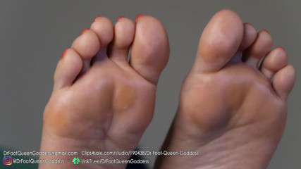 Dr. Foot Queen Goddess: Педикюр с яйцом (оранжевый), часть 6