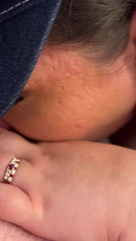 Real Couple Blowjob at the Hotel