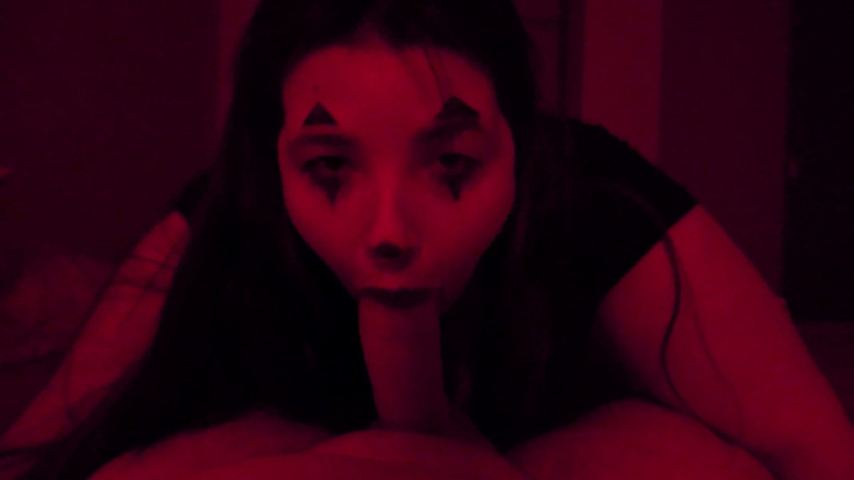Ashleylynn1323: BBW Clown Sucks and Fucks Big Cock