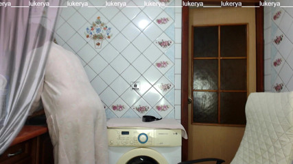 Lukerya: Hot Hostess Lukerya in the Kitchen in a Dressing Gown
