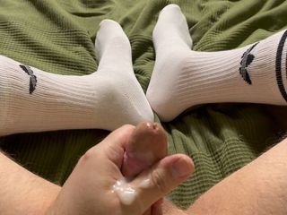 High quality socks: Гарний швидкий секс у чудових шкарпетках Adidas