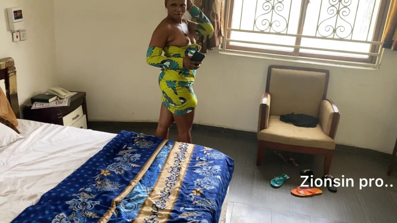 Zion: African Most Sexiest Black Girl Striptease in African Dress