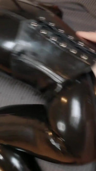 Latex Anal Creampie