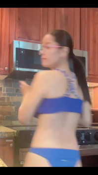 In the kitchen