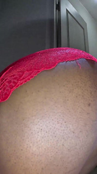 Baise en lingerie avec ma salope amateur noire, creampie