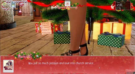 Cumming Gaming: Unlimited Christmas [Xmas hentai porn play] Ep.5 the black nun was...