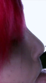Zerah : Emo Teen Blowjob And Big Oral Cumshot