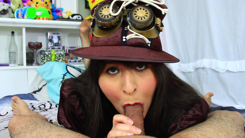 VickyVixen: Steampunk pijpbeurt
