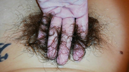 Cuteblonde666: Extreme hairy bush underwater