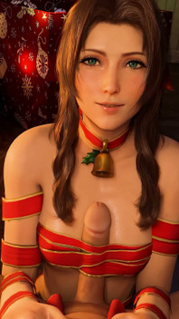 Aerith Xmas Titfuck & Handjob - Final Fantasy 7 3D Animation Rule34