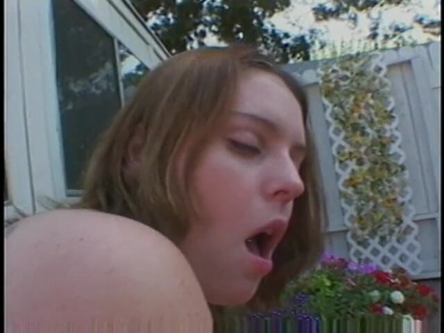 Outdoor Fucktivities: Lusty teen rides a big dick in the middle of...