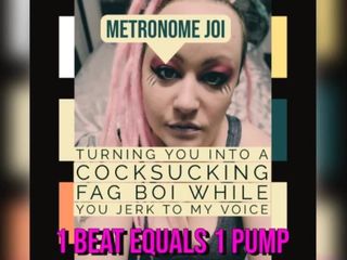 Camp Sissy Boi: Metronome JOI ti trasforma in un finocchio succhiacazzi mentre ti...