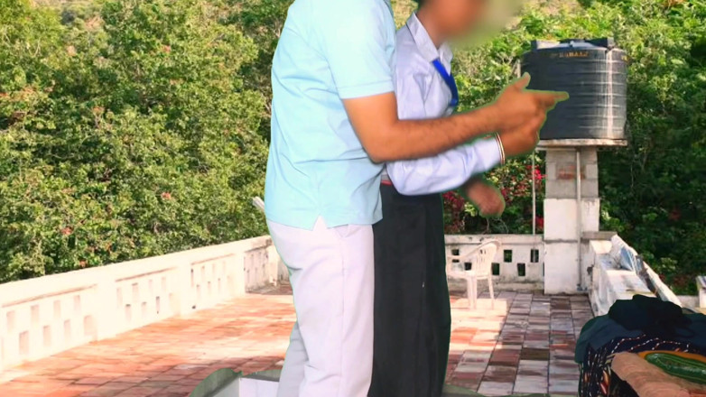 Beatricee: Students Outdore Rooftop Open Sex.desi Village Teen Girl Outdoor Sex...