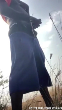 Masturbating Alone Intensely in the Bush