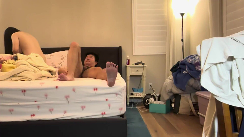 SquishMallow3328: 208th Fuck of 2025, Long Hair Brunette Rides My Dick After 69