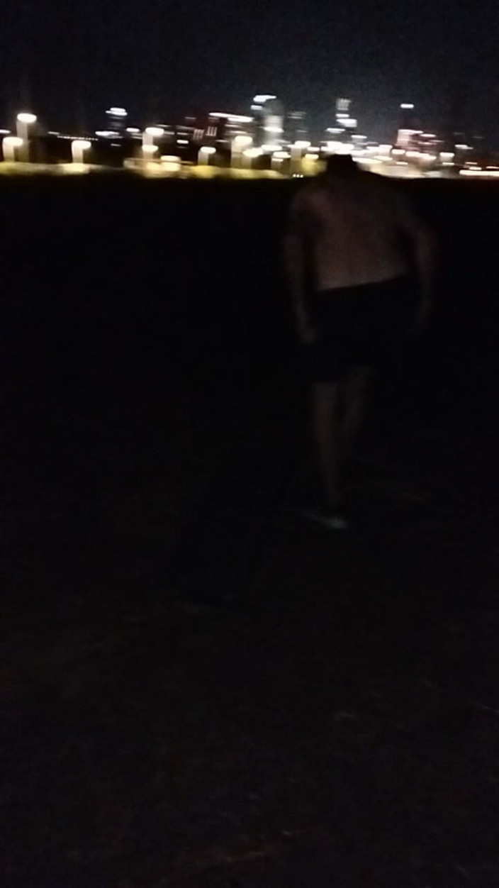 Benkinkiben: Naked Walking on the Hill Along Highway