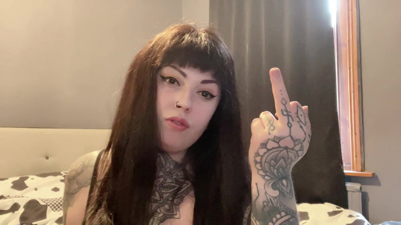 Miss Valentina: Findom Flip off
