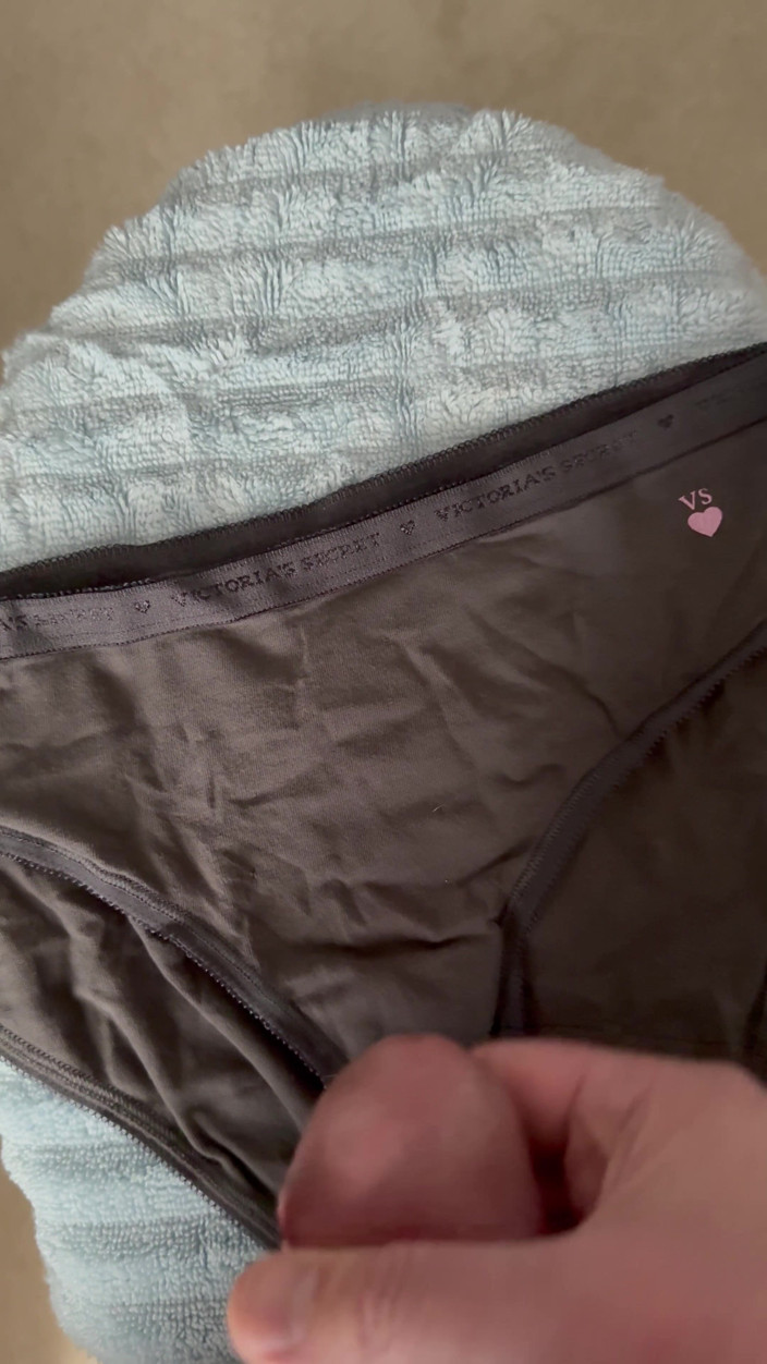 CumDaily: Cum on Wife’s Panties 20