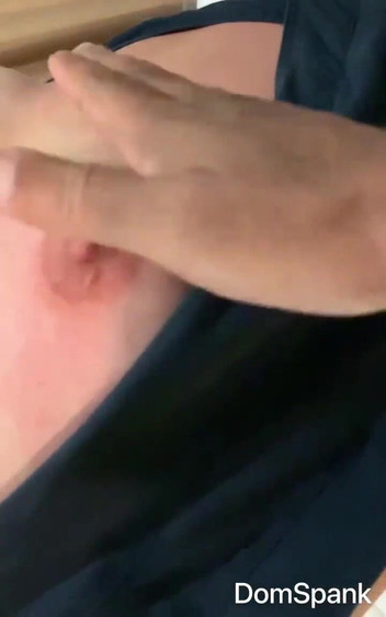 RealDomSpank: Petite White Girl Tit Slapped Hard and She Says Thank...