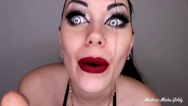 Goddess Misha Goldy: Vnucen sissy b-mail od ďábla