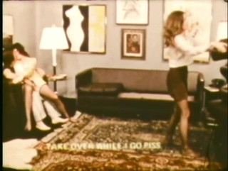 Vintage Usa: Винтажная грудастая красотка скачет на большом члене