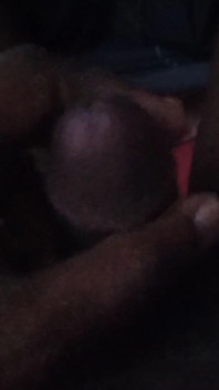 Masturbating